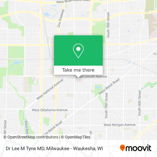 Dr Lee M Tyne MD map