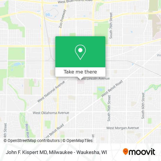 John F. Kispert MD map