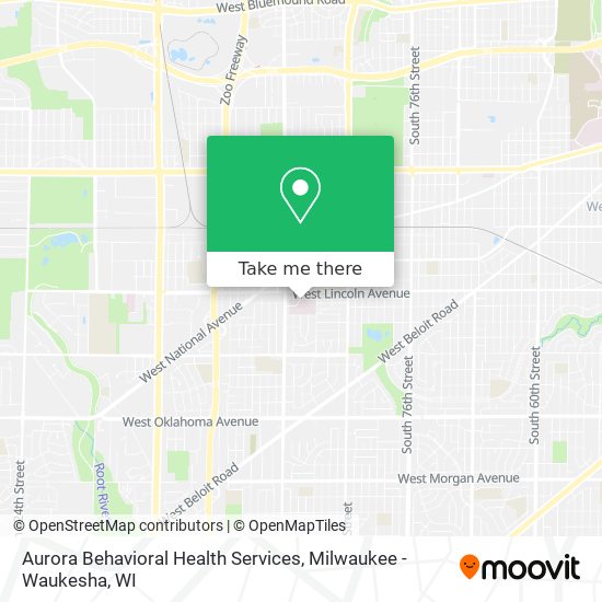 Aurora Behavioral Health Services map