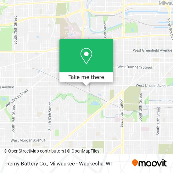 Remy Battery Co. map