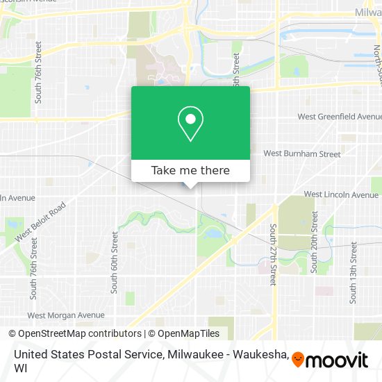 Mapa de United States Postal Service
