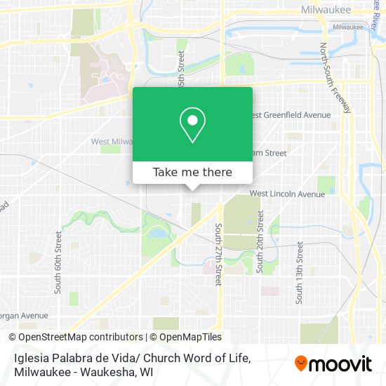 Mapa de Iglesia Palabra de Vida/ Church Word of Life