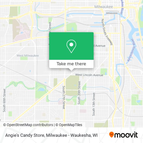 Mapa de Angie's Candy Store
