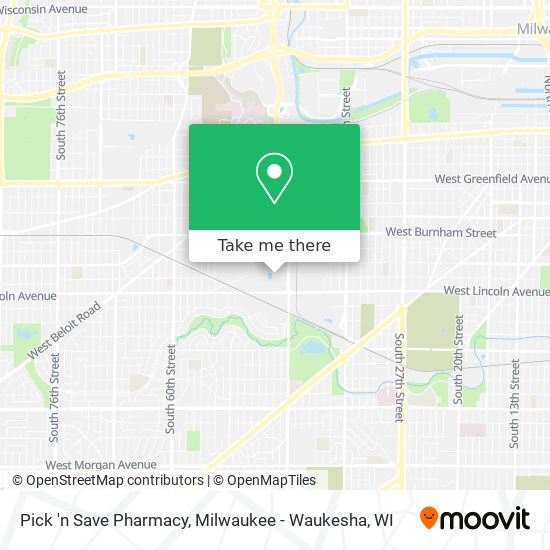 Mapa de Pick 'n Save Pharmacy