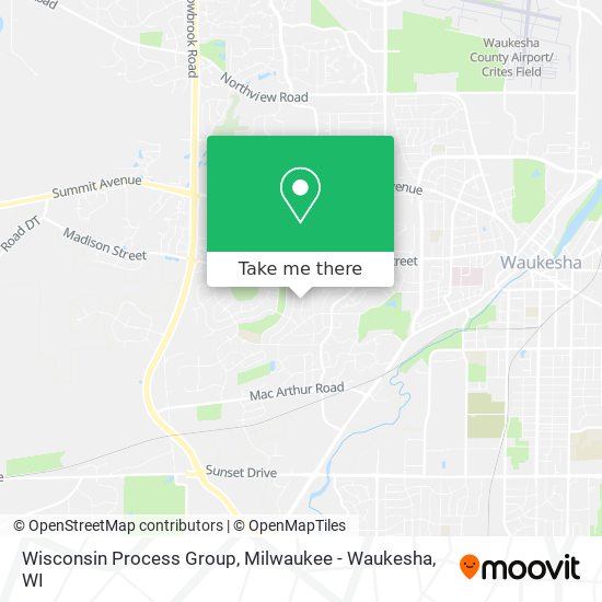 Wisconsin Process Group map