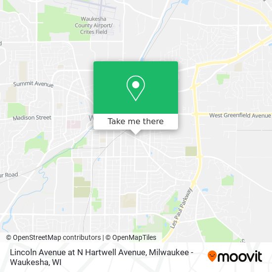 Lincoln Avenue at N Hartwell Avenue map