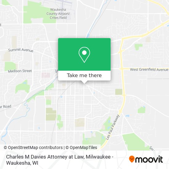 Charles M Davies Attorney at Law map