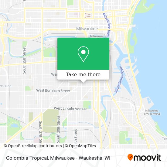 Colombia Tropical map