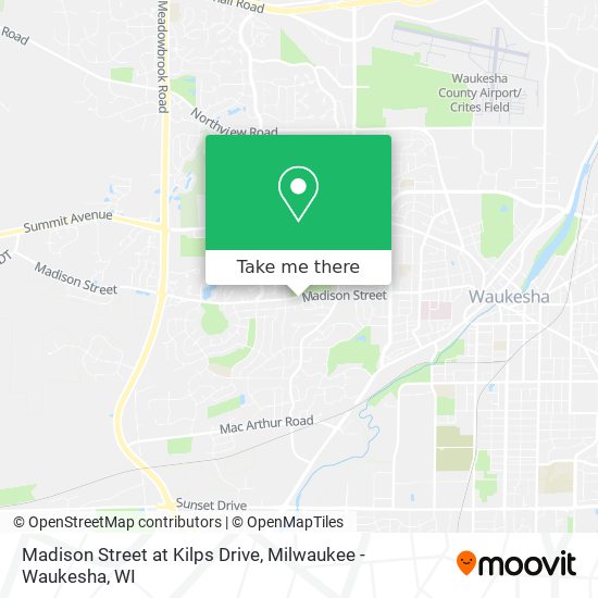 Madison Street at Kilps Drive map