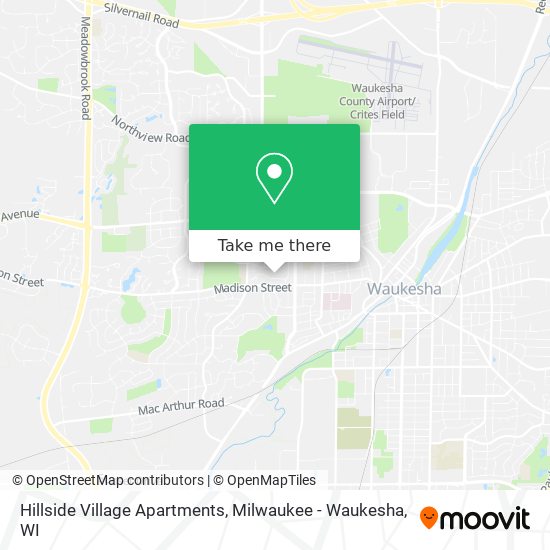 Hillside Village Apartments map