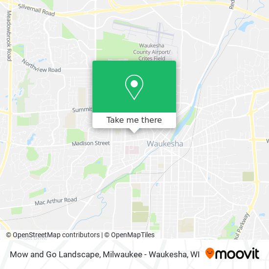 Mow and Go Landscape map