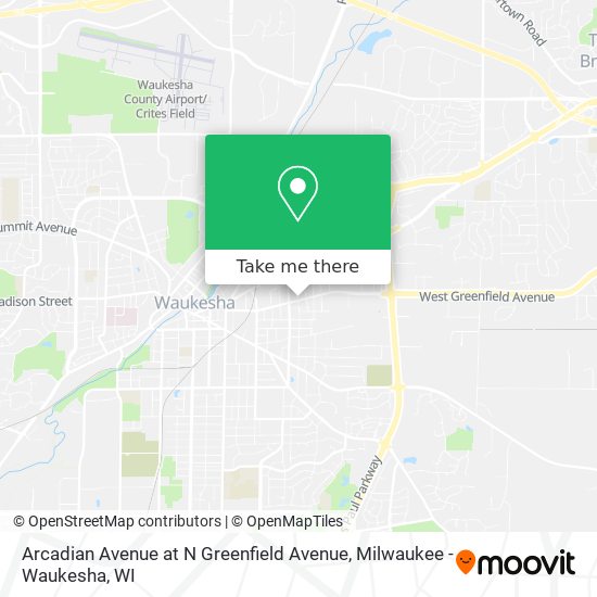 Arcadian Avenue at N Greenfield Avenue map