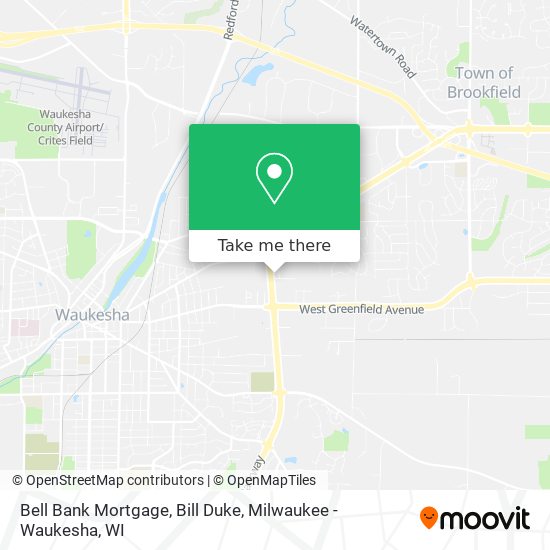 Mapa de Bell Bank Mortgage, Bill Duke