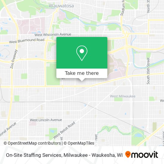 On-Site Staffing Services map