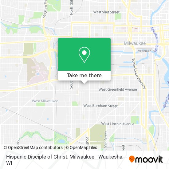 Hispanic Disciple of Christ map