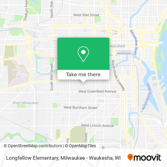 Mapa de Longfellow Elementary
