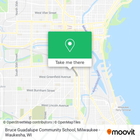 Mapa de Bruce Guadalupe Community School