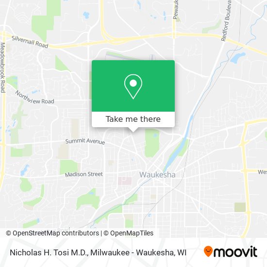 Mapa de Nicholas H. Tosi M.D.