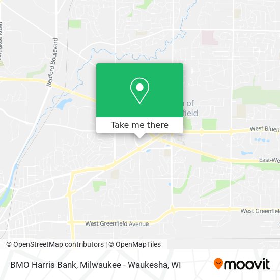 BMO Harris Bank map