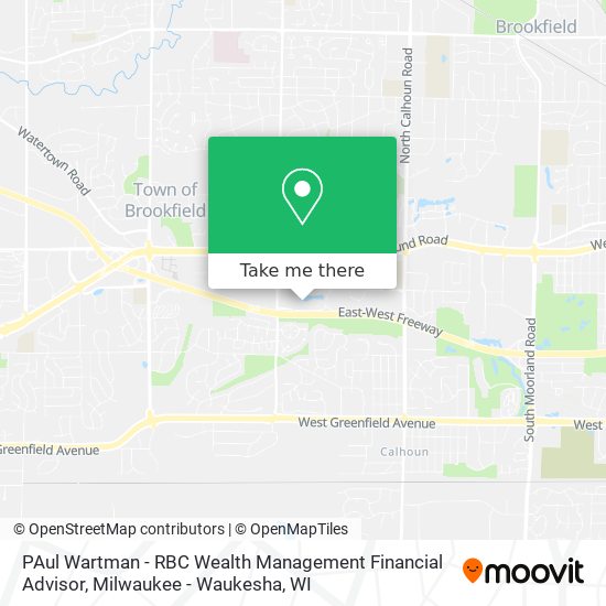 PAul Wartman - RBC Wealth Management Financial Advisor map