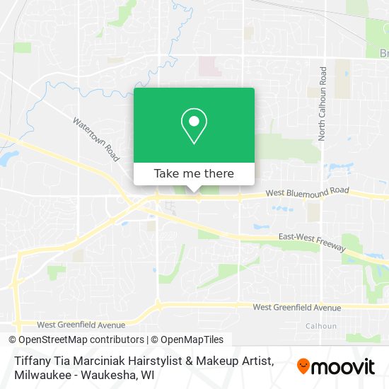 Tiffany Tia Marciniak Hairstylist & Makeup Artist map
