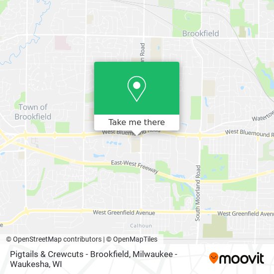 Mapa de Pigtails & Crewcuts - Brookfield