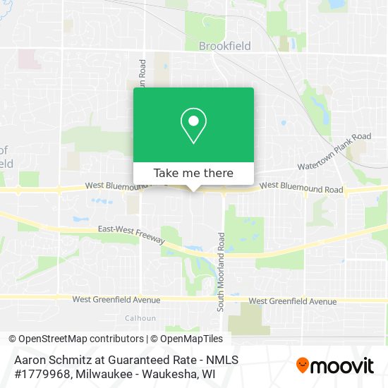 Mapa de Aaron Schmitz at Guaranteed Rate - NMLS #1779968