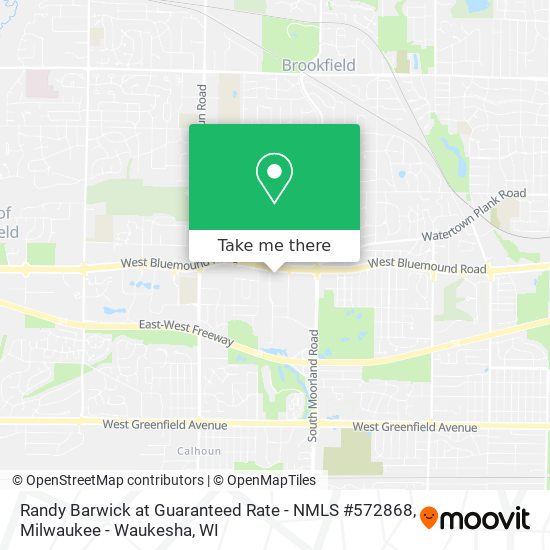 Mapa de Randy Barwick at Guaranteed Rate - NMLS #572868