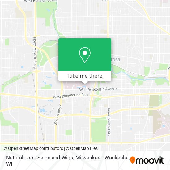 Natural Look Salon and Wigs map