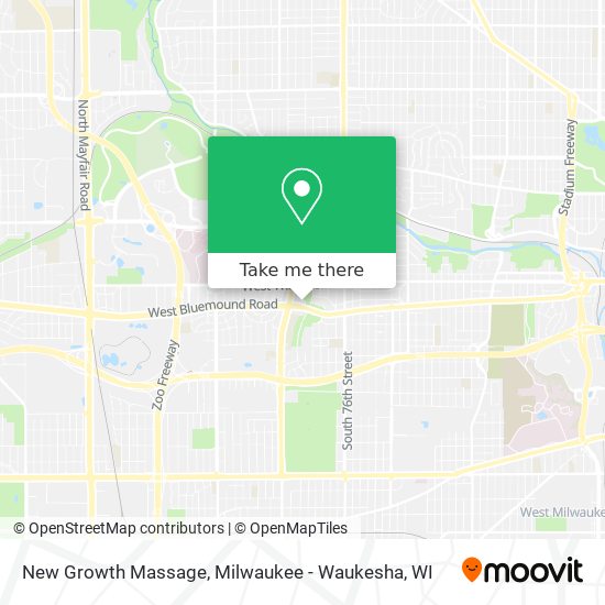 Mapa de New Growth Massage