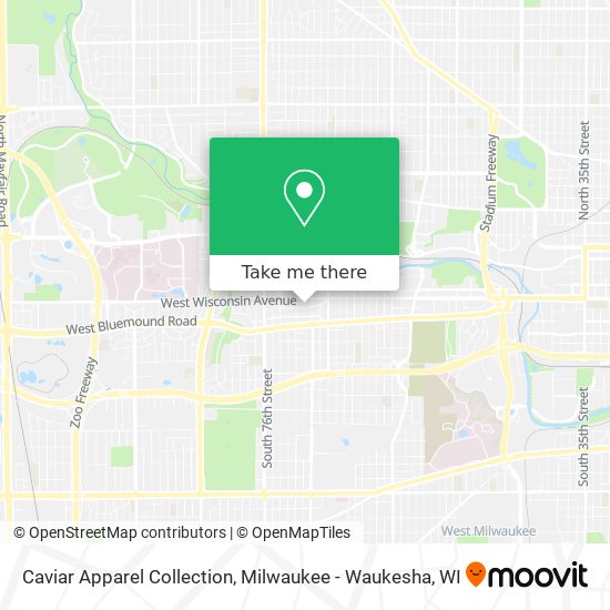 Caviar Apparel Collection map