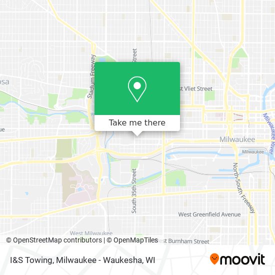 I&S Towing map