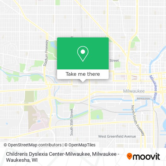 Children's Dyslexia Center-Milwaukee map