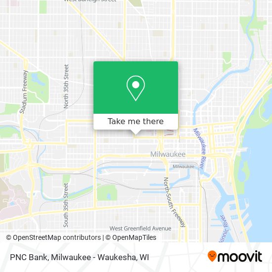 PNC Bank map