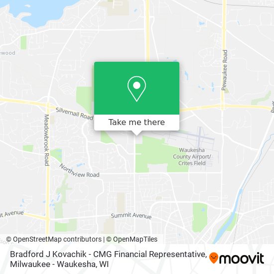 Bradford J Kovachik - CMG Financial Representative map