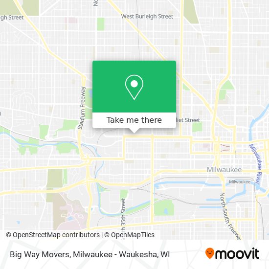 Big Way Movers map