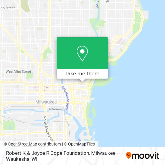 Mapa de Robert K & Joyce R Cope Foundation
