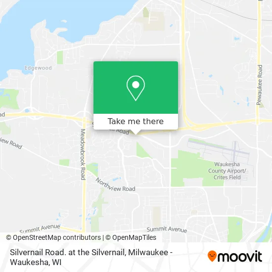 Mapa de Silvernail Road. at the Silvernail