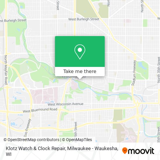 Mapa de Klotz Watch & Clock Repair