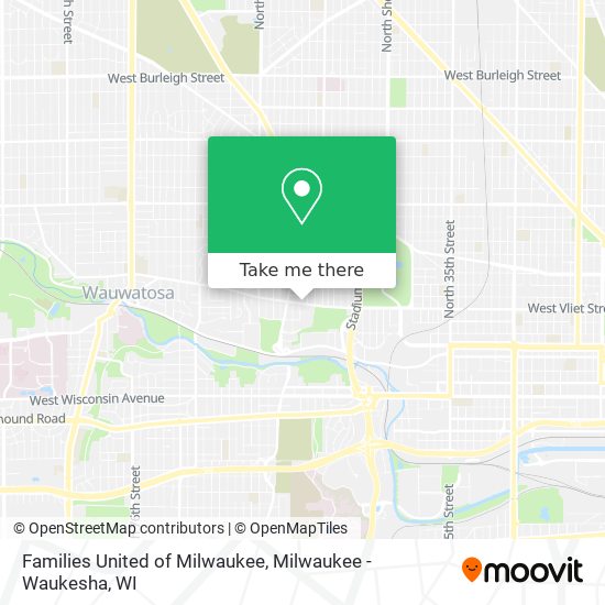 Families United of Milwaukee map