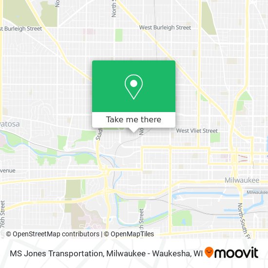 MS Jones Transportation map