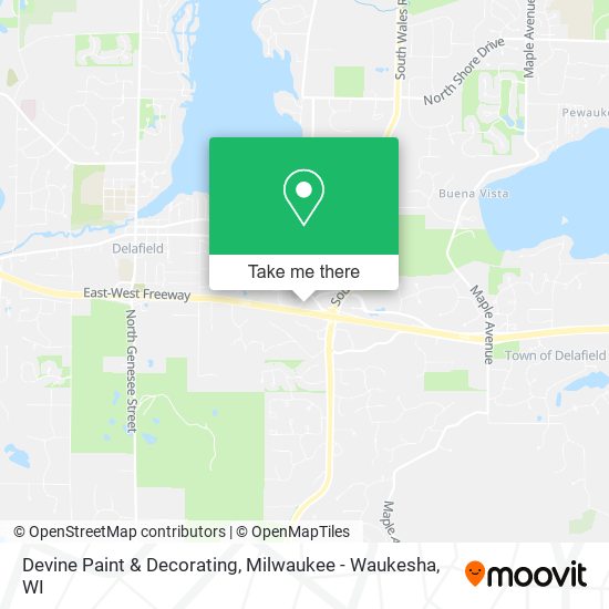 Devine Paint & Decorating map