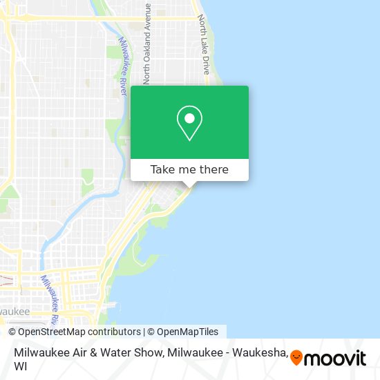 Mapa de Milwaukee Air & Water Show