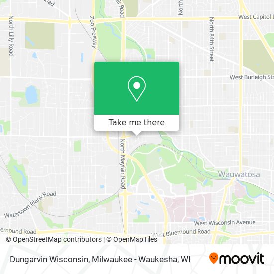 Mapa de Dungarvin Wisconsin