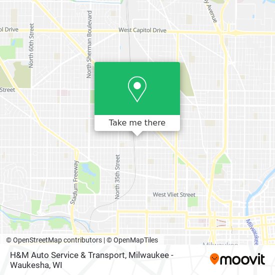 Mapa de H&M Auto Service & Transport