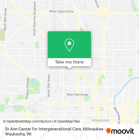 St Ann Center for Intergenerational Care map