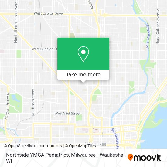 Mapa de Northside YMCA Pediatrics