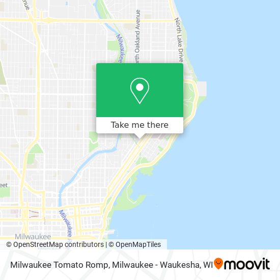 Mapa de Milwaukee Tomato Romp