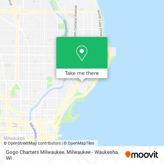 Mapa de Gogo Charters Milwaukee