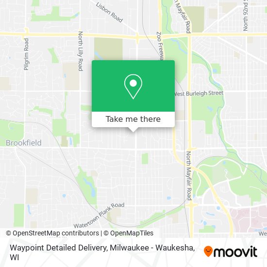 Waypoint Detailed Delivery map